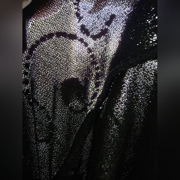 Vintage Black Halter Beaded Maxi Dress Cache Sz M - Picture 15 of 16